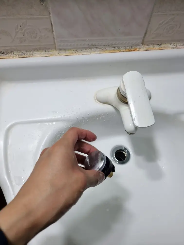 세면대 폽옵 교체 8